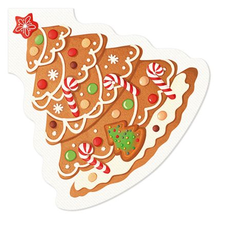 Ubrousky PAW 32x32cm Airlaid Shape Sweet Tree