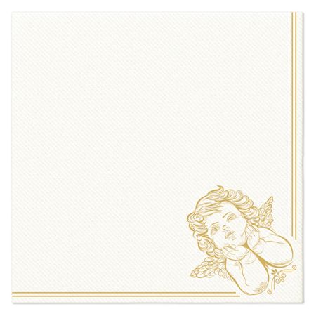 Ubrousky PAW AIRLAID 40x40 cm (12 ks) Cherubin