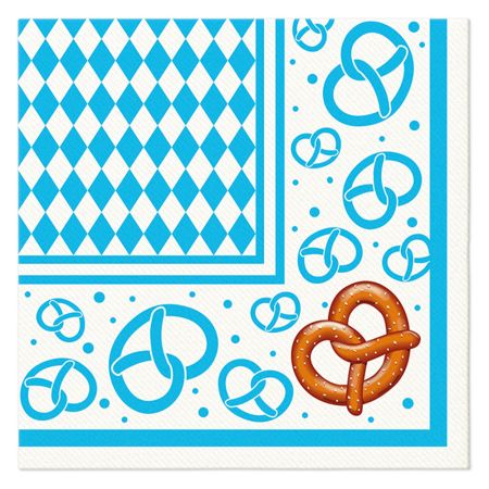 Ubrousky PAW AIRLAID 40x40 cm (50 ks) Bavarian Pretzel Ubrousky PAW AIRLAID 40x40 cm (50 ks) Bavarian Pretzel