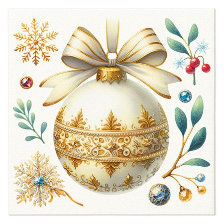 Ubrousky PAW AIRLAID 40x40 cm (50 ks) Classic Decoration Ubrousky PAW AIRLAID 40x40 cm (50 ks) Classic Decoration