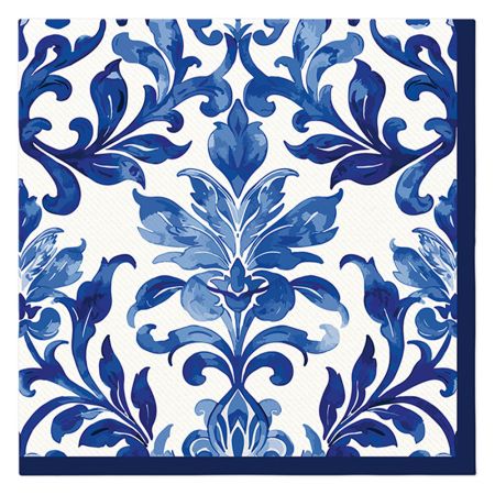 Ubrousky PAW AIRLAID 40x40 cm (50 ks) Indigo Weave Ubrousky PAW AIRLAID 40x40 cm (50 ks) Indigo Weave