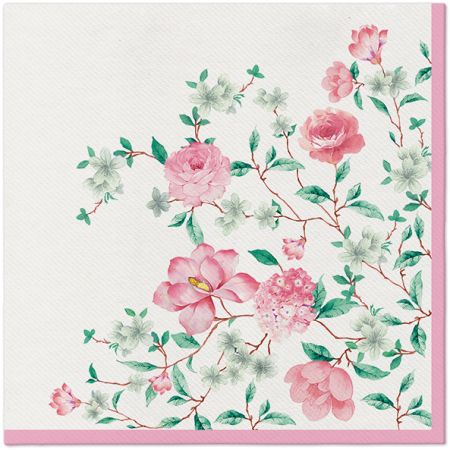 Ubrousky PAW AIRLAID 40x40 cm - Pink Season Ubrousky PAW AIRLAID 40x40 cm - Pink Season