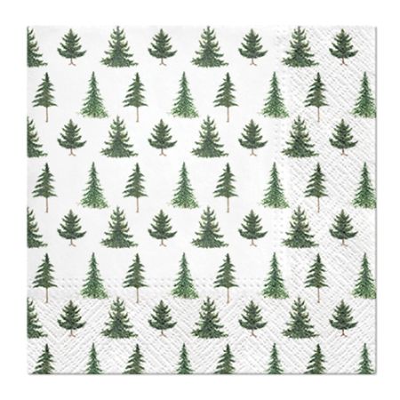 Ubrousky PAW L 33x33cm Conifer Forest