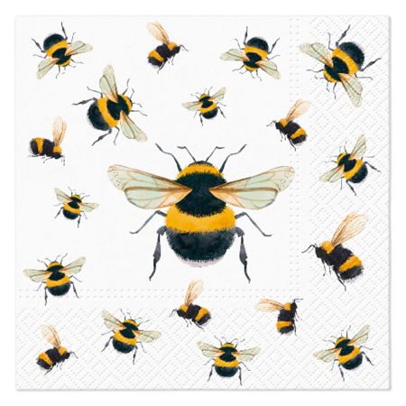 Ubrousky PAW L 33x33cm Dancing Bees