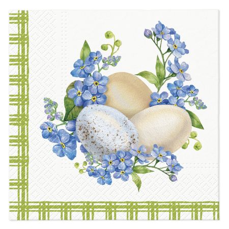 Ubrousky PAW L 33x33cm Eggs in Forget-me-nots