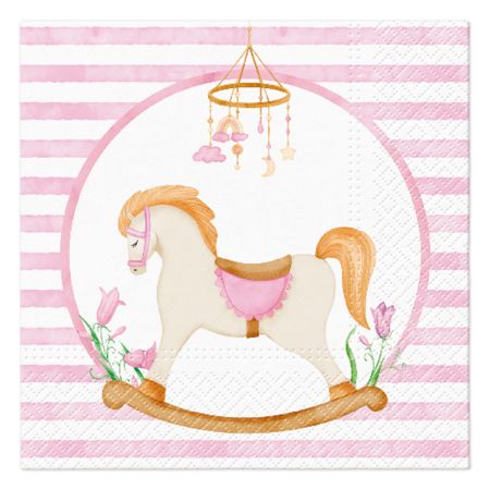 Ubrousky PAW L 33x33cm Pastel Dream pink