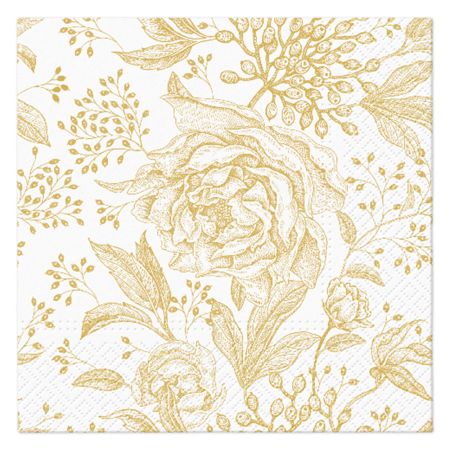 Ubrousky PAW L 33x33cm Rose Peonies Ubrousky PAW L 33x33cm Rose Peonies