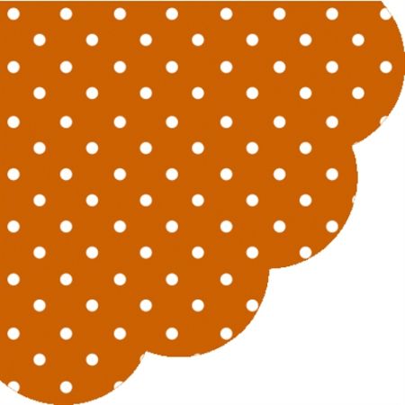 Ubrousky PAW R 32 cm Dots Terracotta