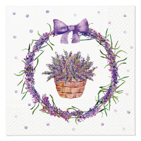 Ubrousky TaT 33x33cm Lavender Basket