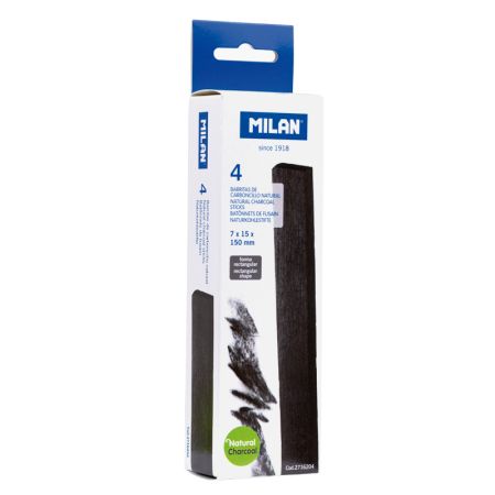 Uhlík přírodní MILAN 15 x 7 mm, 4 ks Uhlík přírodní MILAN 15 x 7 mm, 4 ks