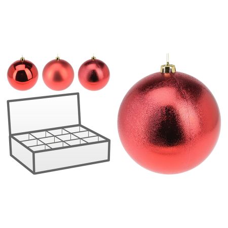 Vánoční koule 18 cm červená (mix/cena 1ks) Vánoční koule 18 cm červená (mix/cena 1ks)