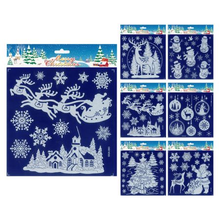 Vánoční okenní fólie 18,5 x 22,5 cm (mixdesigns)