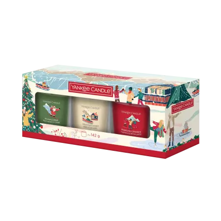 Vánoční sada (3x Tumbler malá svíčka ve skle)