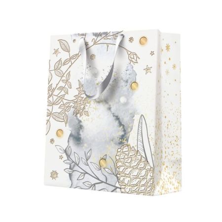 Vánoční taška golden moment 26,5 x33,5 x13 cm, střední