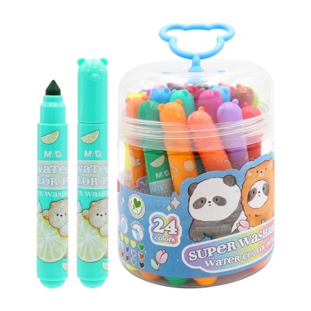 Vodotiskové popisovače M&G pro potravinářské účely, snadno omyvatelné - sada 24 kusů