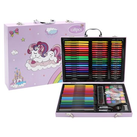 Výtvarná sada v kufříku 128 ks - Unicorn /Space Výtvarná sada v kufříku 128 ks - Unicorn /Space