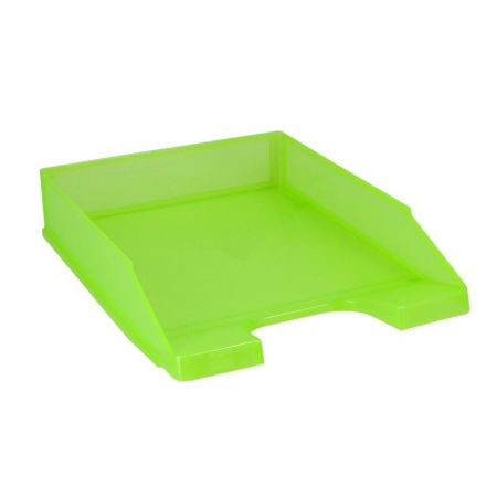 Zásuvka PP A4 - světle zelená transparentní