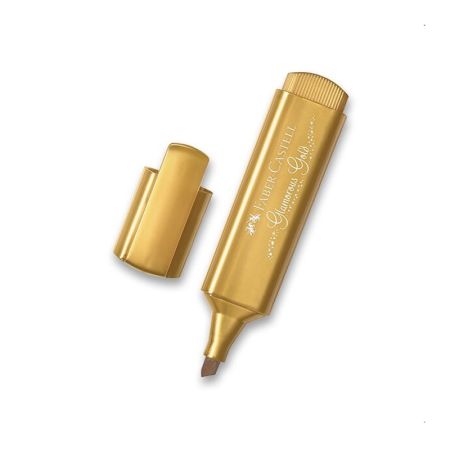 Zvýrazňovač Faber-Castell 1546 Metallic - zlatý Zvýrazňovač Faber-Castell 1546 Metallic - zlatý