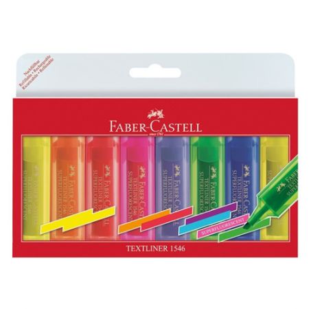 Zvýrazňovač Faber-Castell Textliner 1546/8 set