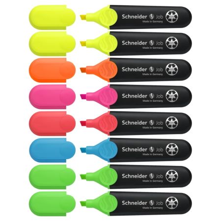 Zvýrazňovač Schneider Job - sada 8 originálů