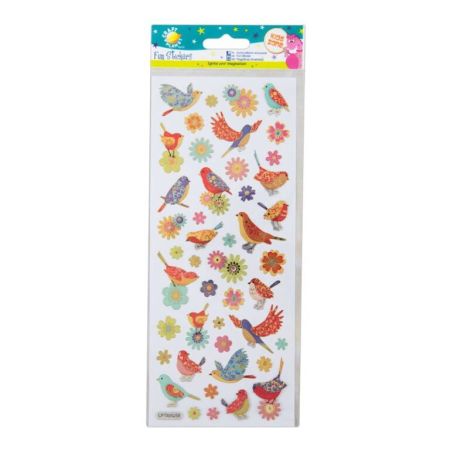 DO samolepky CPT 805258 Birds & Flowers