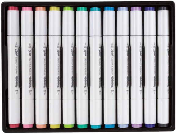 popisovače Colorino Artist oboustranné 12ks pastel popisovače Colorino Artist oboustranné 12ks pastel