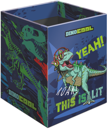 stojánek  na tužky hranatý Dino Cool Dino Roar 23056501 stojánek  na tužky hranatý Dino Cool Dino Roar 23056501