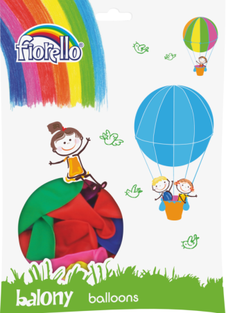 balónky 100ks Fiorello pastel mix 170-1673