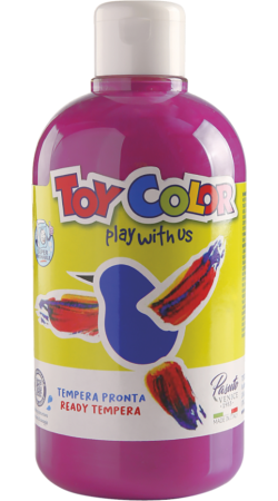 barva temperová Toy color 0.5 l  červená 09 magenta