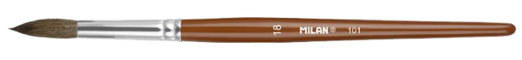 štětec  Milan 101 kulatý lak  18