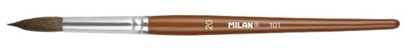 štětec  Milan 101 kulatý lak  20