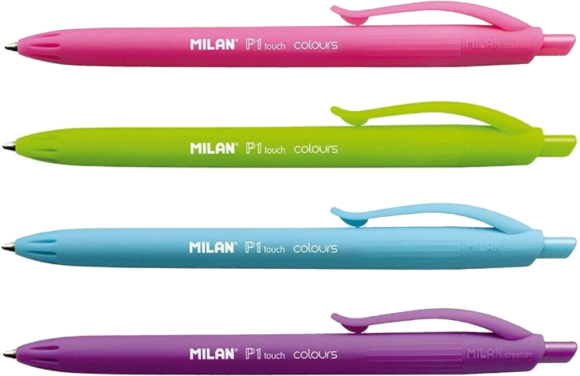 kuličkové pero Milan P1 touch  mix barev