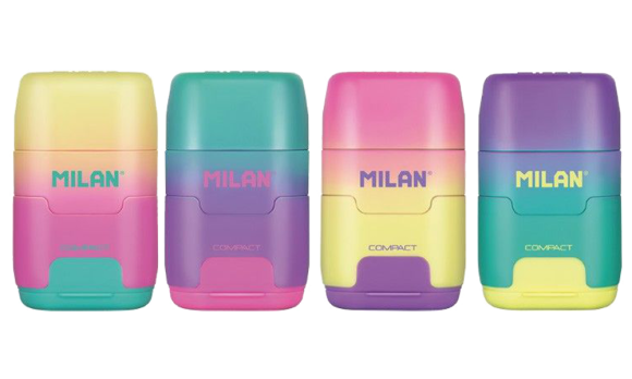 ořezávátko Milan COMPACT SUNSET (319) na 2 tužky s gumou ořezávátko Milan COMPACT SUNSET (319) na 2 tužky s gumou