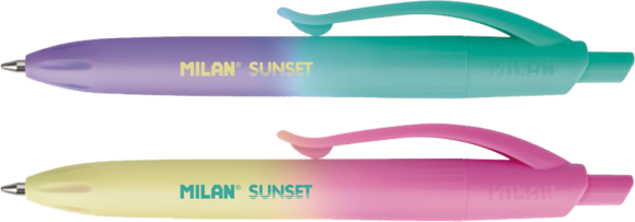 kuličkové pero Milan P1 touch   mini Sunset modré