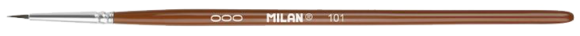 štětec  Milan 101 kulatý lak     000