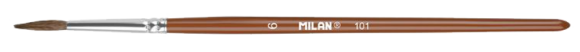 štětec  Milan 101 kulatý lak   6
