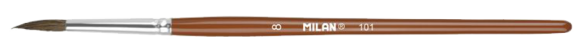 štětec  Milan 101 kulatý lak   8