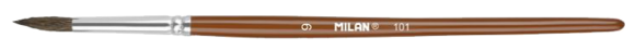 štětec  Milan 101 kulatý lak   9