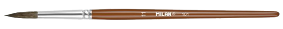 štětec  Milan 101 kulatý lak  11