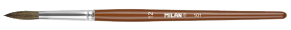 štětec  Milan 101 kulatý lak  12