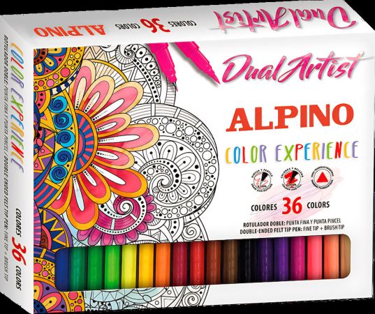 popisovače Alpino dual artist set 36ks 000176