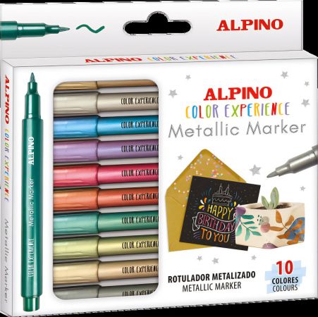 popisovače Alpino metallic 10ks 001086