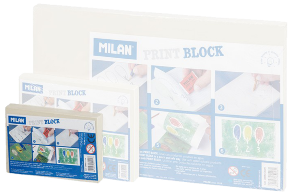 linorit blok gumy  7,2x11,4x0,9 cm Milan