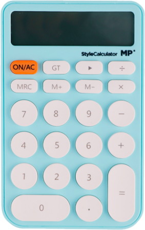 kalkulačka MP 12 míst modrá PE033-5 blistr