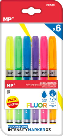 zvýrazňovač MP 6ks PE519