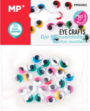 oči dekorační MP 20mm PM006C 6ks oči dekorační MP 20mm PM006C 6ks