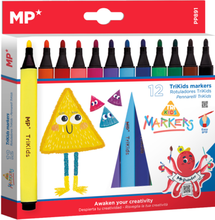 popisovače MP jumbo Trikids 12ks PP891
