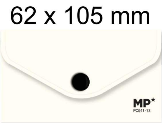 desky s drukem MP na vizitky 62x105 bílé PC541-13