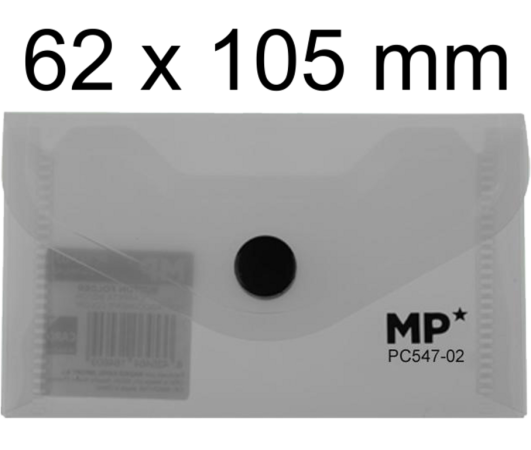 desky s drukem MP na vizitky 62x105 čiré PC547-02