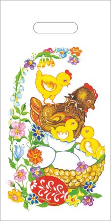 taška velikonoční 20 x 40 Slepice